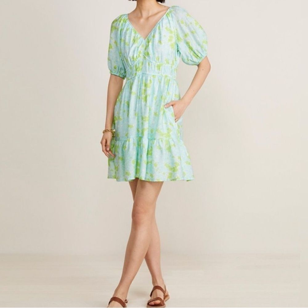Vineyard Vines Puff Sleeve Mini Dress Size Small